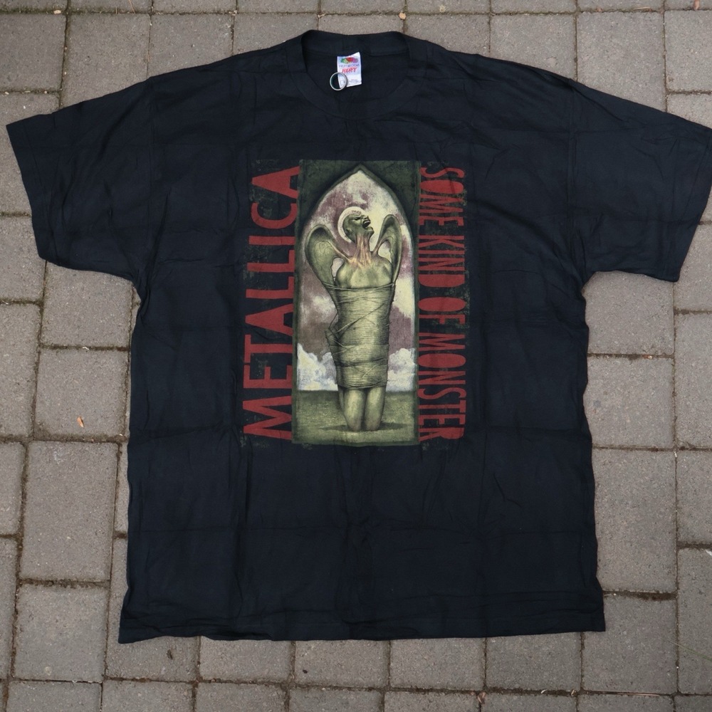 Vintage Metallica Some Kind of Monster Rock Band Concert Tour T-Shirt XL